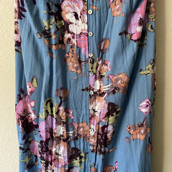 LOVESTITCH PRESSED FOR PETALS Floral Maxi Lace Fairy Dress SZ L - Picture 13 of 14